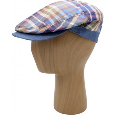 Fiebig Headwear since 1903 Pánská letní bavlněná bekovka v barevné kostce – Hledejceny.cz