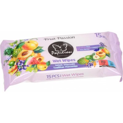 Papilion vlhčené ubrousky fruit therapy 15 ks – Zbozi.Blesk.cz