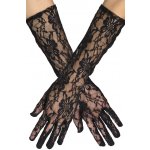 Boland dámské rukavičky krajkové dlouhé černé – Zboží Dáma