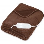 Tresko Elektrická vyhřívaná deka 180x130cm Hnědá – Zboží Mobilmania