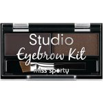 Miss Sporty Studio Eyebrow Kit set na obočí 001 Medium Brown 2,4 g – Hledejceny.cz