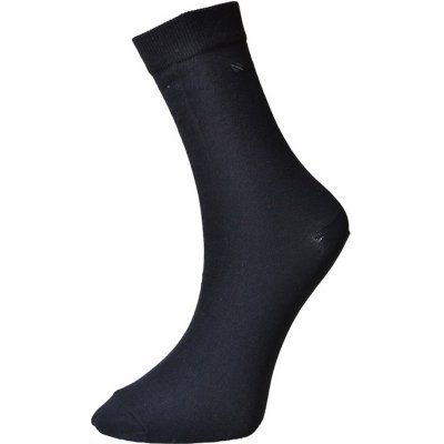 Knebl Hosiery Art. 10 Klasické pánské ponožky Jemný vzor černé