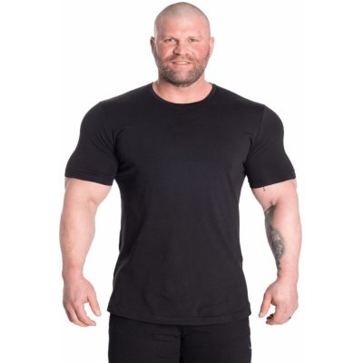 Gasp CLASSIC TAPERED TEE BLACK pánské sportovní fitness úzké tričko černé – Zboží Mobilmania