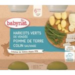 Babybio Brambory a zelené fazolky s treskou 2 x 200 g – Hledejceny.cz