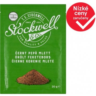 Stockwell & Co. Černý Pepř mletý 20 g – Sleviste.cz