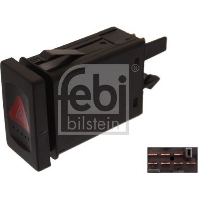 Vypínač výstražných blikačů FEBI BILSTEIN 44701 – Zboží Mobilmania