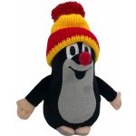 Krtek s kulichem červeno žlutým 15 cm – Zboží Mobilmania