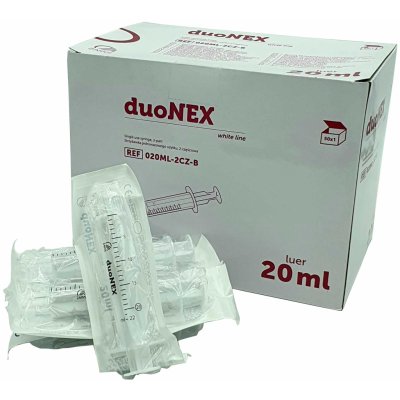 duoNEX jednorázová stříkačka 2-dílná 20 ml luer sterilní