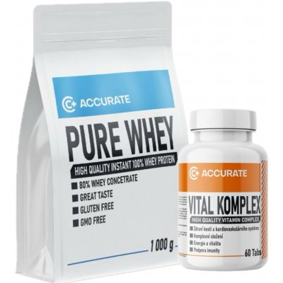 Accurate+ Pure Whey 1000 g – Hledejceny.cz