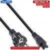 Napájecí kabel Kabel C-TECH síťový 1,8m VDE 220/230V napájecí notebook 3 pin Schuko CB-PWRC5-18