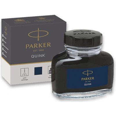Parker lahvičkový inkoust modročerný