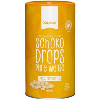 Xucker Chocolate Drops bílá čokoláda 200 g