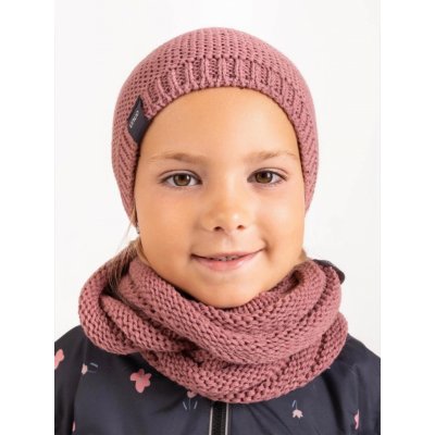 Unuo Unuo nákrčník pletený Wrap Starorůžová – Sleviste.cz