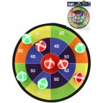 Teddies Terč na suchý zip oboustranný 27cm + míčky 8ks v sáčku – Zboží Mobilmania