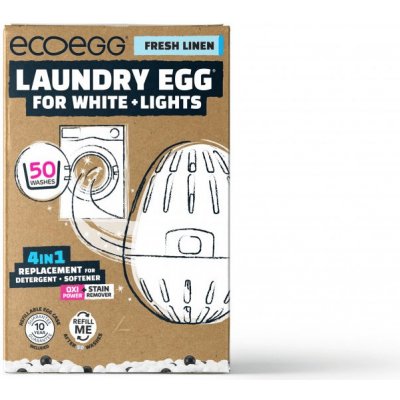 ECOEGG Prací vajíčko na bílé prádlo Svěží bavlna 50 praní