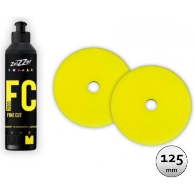 ZviZZer Polish pack 125 mm - sada finišovacích leštících kotoučů a pasty 3 ks – Sleviste.cz