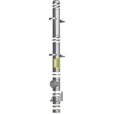 Bokra Nerezový izolovaný komín IZOL EKO 06 150mm 7,7m – Zboží Mobilmania