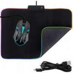 Herní podložka pod myš podsvícená 25 x 35 cm – Sleviste.cz