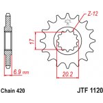 JT Sprockets JTF 1120-10 – Zboží Mobilmania