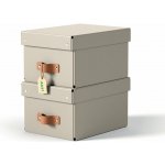 Leitz Puro úložný box A5, 200 x 150 x 260 mm béžový 2 ks – Zboží Živě