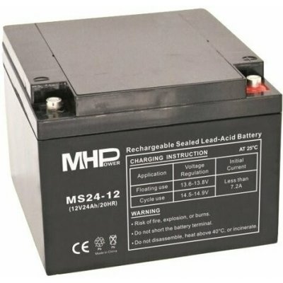 MHPower MS24-12 12V 24Ah – Zboží Mobilmania