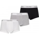 Calvin Klein Modern Cotton Stretch Low Rise Trunk 3-Pack Black/ White/ Grey Heather – Zbozi.Blesk.cz