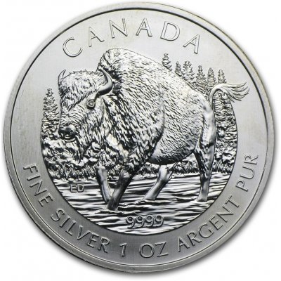 Royal Canadian Mint Bison lesní Canadian Wildlife 1 oz