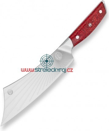 Dellinger Kuchařský nůž BBQ MAX SANDVIK RED NORTHERN SUN 21 cm