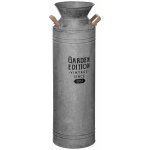 Atmosphera Nádoba v retro stylu, kovová, 62 cm šedá – Zboží Dáma