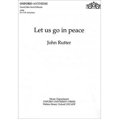 Let Us Go In Peace pro sbor SATB and Accompaniment 1199645