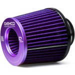 univerzální vzduchový filtr o délce 130 mm se vstupem 77 mm s možností redukce na 70 nebo 63 mm, barva fialová | Zboží Auto