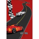 Makro Abra BAMBINO 2739 Závodní dráha Závodní auto červený šedý – Zboží Mobilmania