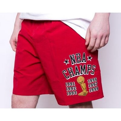 Mitchell & Ness Team Heritage Woven Short CHICAGO BULLS Scarlet