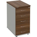 Hobis K 35 C P 5 zásuvek podél 60 cm ořech šedá – Hledejceny.cz