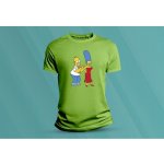 Sandratex dětské bavlněné tričko Homer a Marge Simpsonovi. lime – Hledejceny.cz