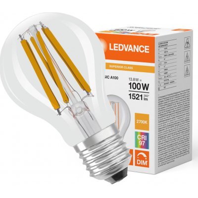 Ledvance Žárovka LED 13,8W-100 E27 2700K 300° CLASSIC 4099854065217 – Zboží Živě