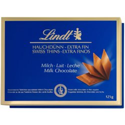 Lindt thins milk 125 g