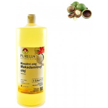 Purelia přírodní masážní olej makadamiový 1 l