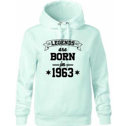 Legends are born in 1963 Oversized mikina dámská Moon kratší + širší Frost