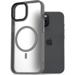 AlzaGuard Matte Case Compatible with Magsafe pro iPhone 15 šedý AGD-PCMM6E