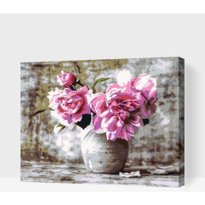 Vymalujsisam MALOVÁNÍ PODLE ČÍSEL RŮŽOVÉ RŮŽE – Sleviste.cz