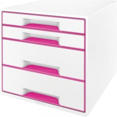 Leitz Wow se 4 zásuvkami růžový – Zboží Dáma