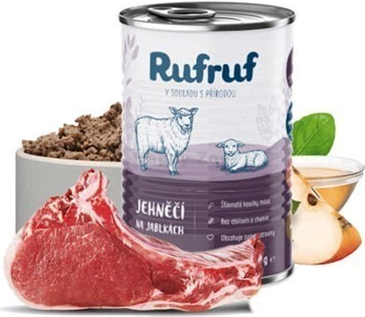 Rufruf Adult Farmářská Jehněčí na jablkách 800 g