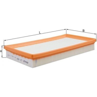 Vzduchový filtr MAHLE LX 1455 – Hledejceny.cz