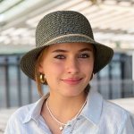 Krumlovanka Dámský letní slaměný klobouk Fa-65129 zelený – Hledejceny.cz