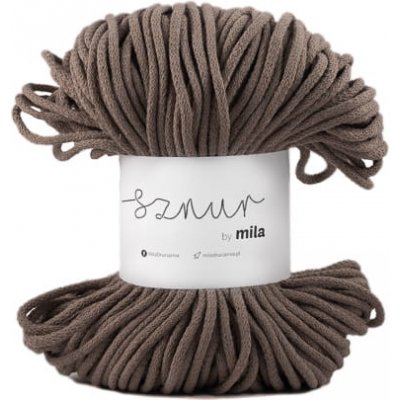 Bavlněná šňůra MILA 5mm - Mokka/P17 – Sleviste.cz