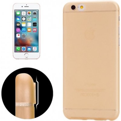 Pouzdro AppleKing ultra tenké plastové iPhone 6 / 6S - s ochranou zadní kamery - oranžové – Hledejceny.cz