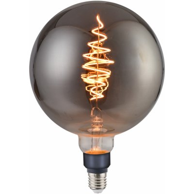 Nordlux LED žárovka Spiral Deco Globe E27 8,5W 1800K kouřové sklo LED – Hledejceny.cz
