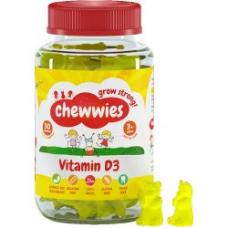 Chewwies Chewwies Vitamin D3 Citron 30 Dávek