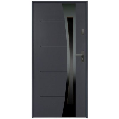 O.K. Doors Teja 90 L antracit prosklené Z84244 – Hledejceny.cz